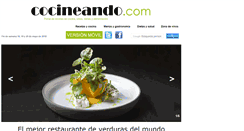 Desktop Screenshot of cocineando.com