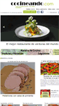 Mobile Screenshot of cocineando.com